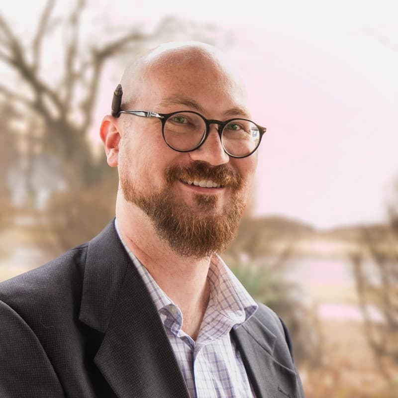 Portrait of Kyle A. Hammonds in academic setting